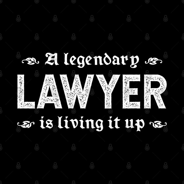 A Legendary Lawyer Is Living It Up by TimespunThreads