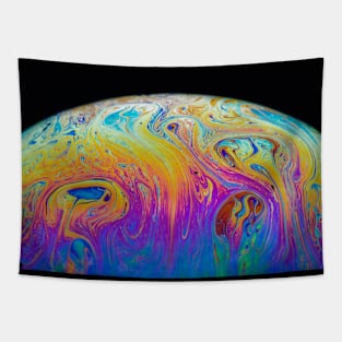 Soap Bubble Close Up Tapestry