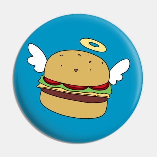 Angel Hamburger Pin