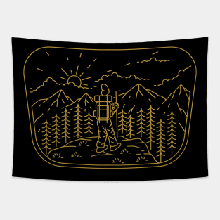 TRAVELING MOUNTAIN Tapestry