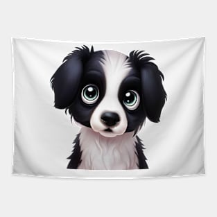 Small Version - Border Collie Elegance Tapestry