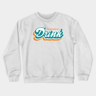 Miami Dolphins Football Vintage Crewneck Sweatshirt - Cruel Ball