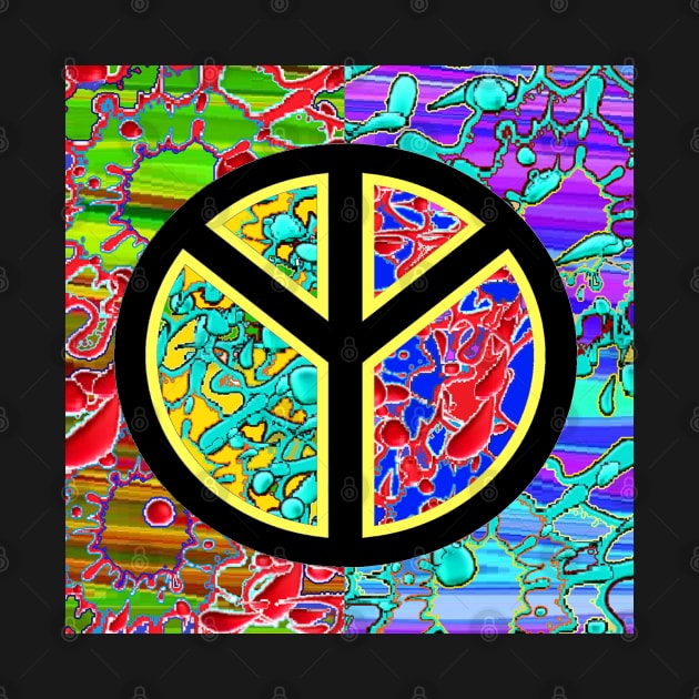 yoga peace symbol by LowEndGraphics