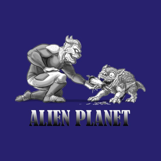 Alien Planet - Feeding Time by Monster Maxson Productions LLC