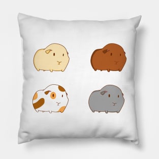 Set of 4 Guinea Pigs Pillow