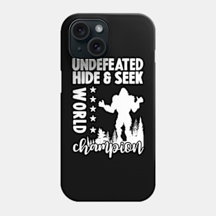 Retro Bigfoot Hide & Seek World Champion Phone Case