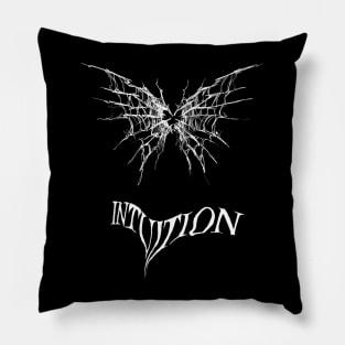 intuition halloween spider web heart Pillow