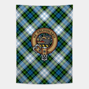 Campbell Crest over Dress Tartan Tapestry