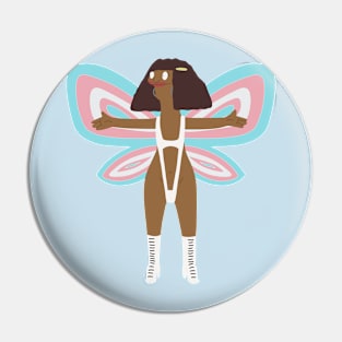 Marshmallow Trans Fairy Pin