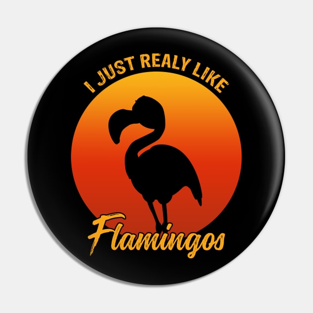 i just really like flamingos Pin by Mooxy