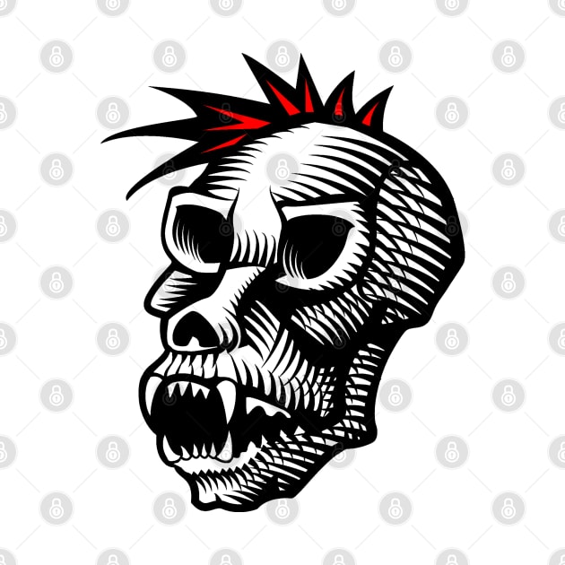 Skull Monkey Design by pixelartbit