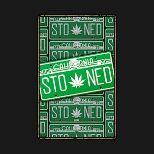 Stoned license plate T-Shirt