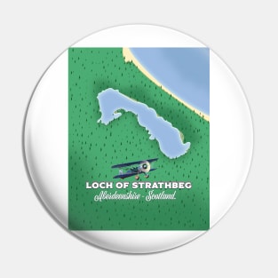 Loch of Strathbeg Aberdeenshire Scotland map Pin