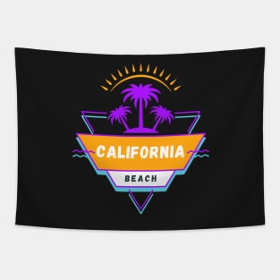 California beach Vibes 80's 90's Tapestry