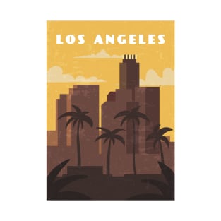 Los Angeles, California, USA.Retro travel poster T-Shirt