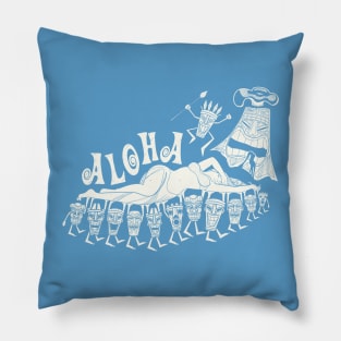 Aloha Hula Girl Pillow