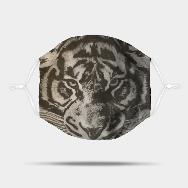 Tiger Pencil Drawing Tiger Mask Teepublic Complete treatise devoted to drawing hand and foot parts, represents more effectively the human body, due to their complexity and the variety of positions that can be assumed. teepublic