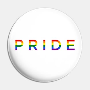 Pride LGTBIQ+ community lettering symbol Pin