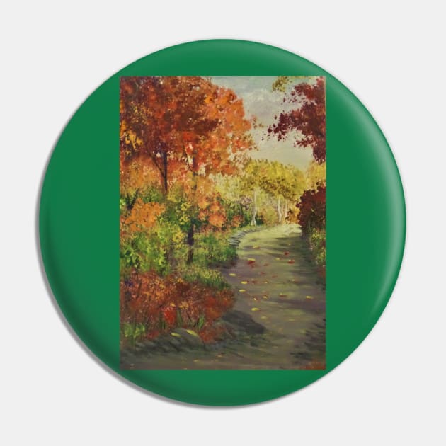 Autumn Splendor Pin by Allison Prior Art