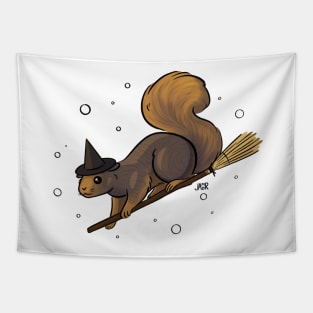 Squirrel Witch Tapestry