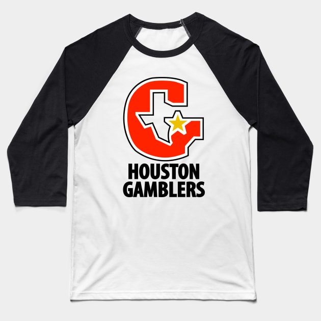 LocalZonly Defunct - Houston Gamblers Baseball Tee