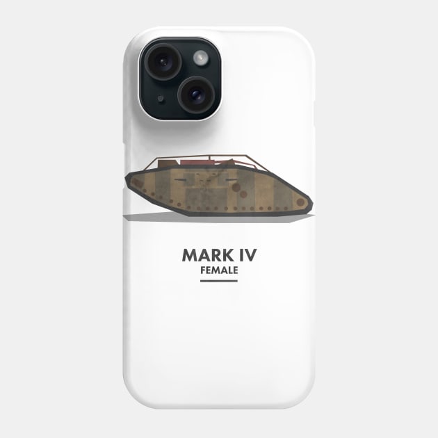 TANK MarkIV Phone Case by Art Designs