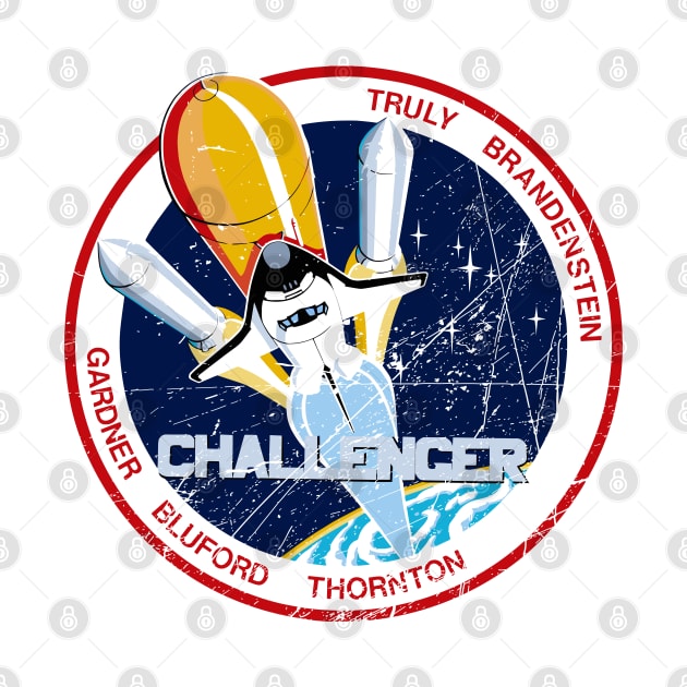 STS-8 Challenger Vintage by Mandra