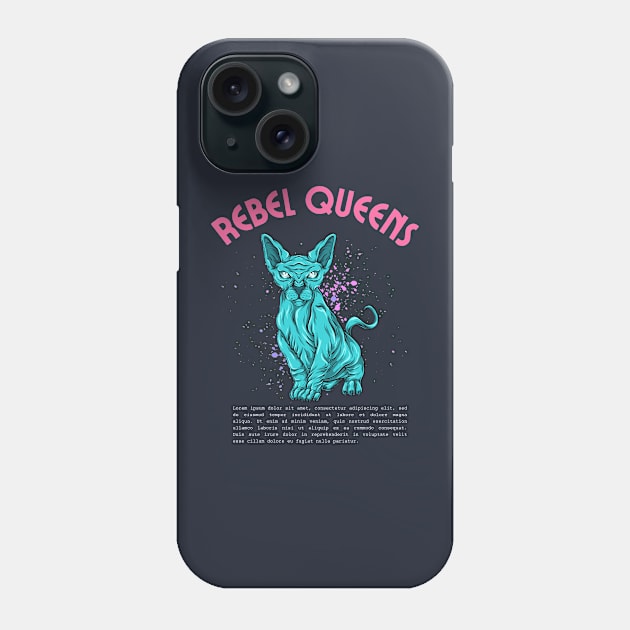 rebel queens Phone Case by Oks Storee