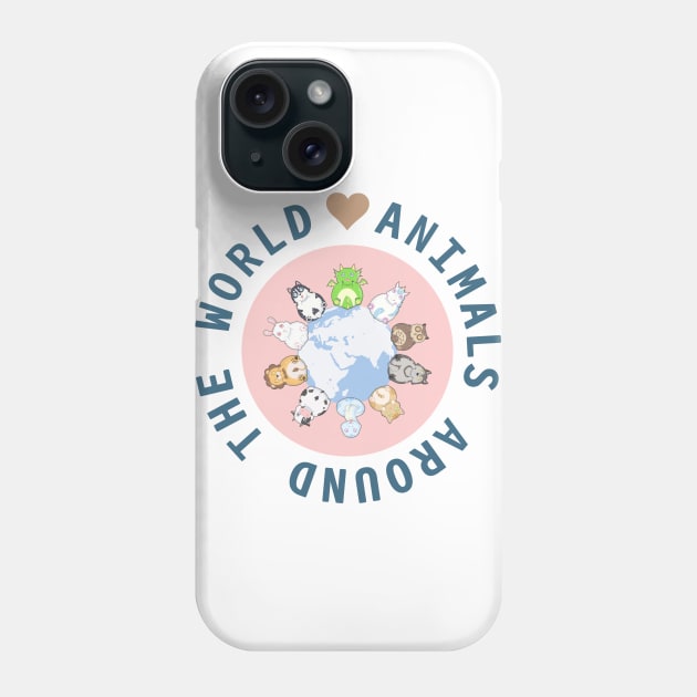 animals around us Phone Case by ainelovia