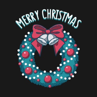 Merry Christmas (on black background) T-Shirt