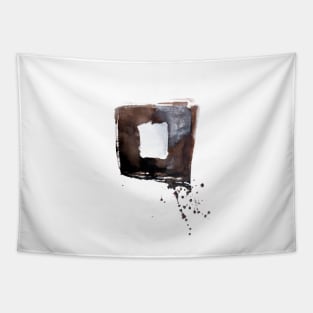 Brown ink art Tapestry