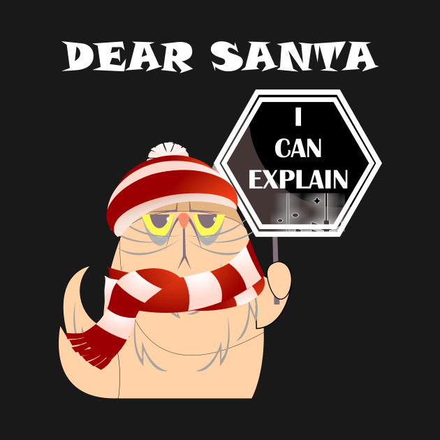 dear Santa I can explain Christmas funny Santa Claus Joke by DODG99