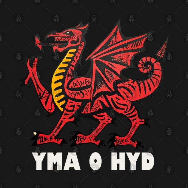 Welsh Dragon Yma O Hyd by Teessential