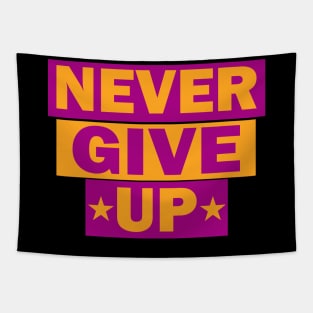 Never Give Up Tapestry