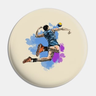 Volleyball Pin