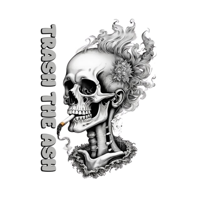 Smoking Skull by likbatonboot