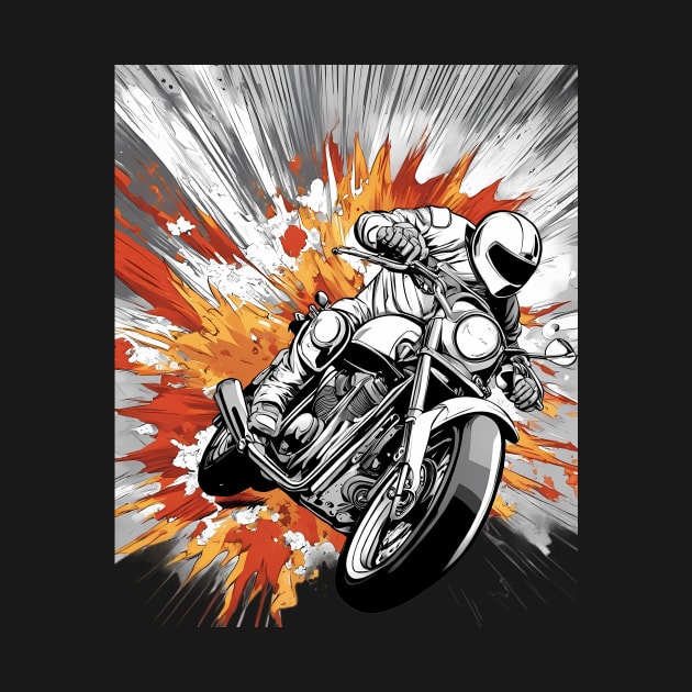 Motorcycle Racing by animegirlnft