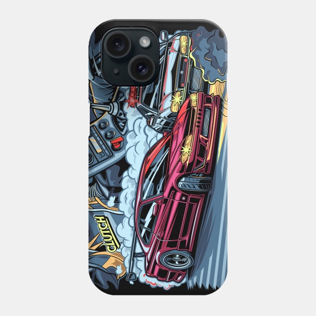 Police Skyline chasing Silvia s15 Japan Phone Case by racingfactory