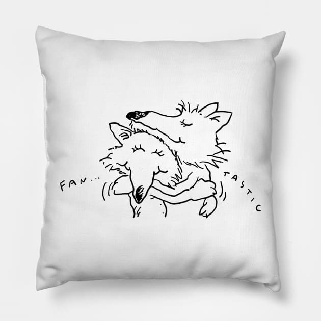 Fan...tastic Mr Fox Pillow by HBogart