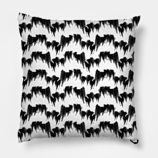 Brush strokes Pillow