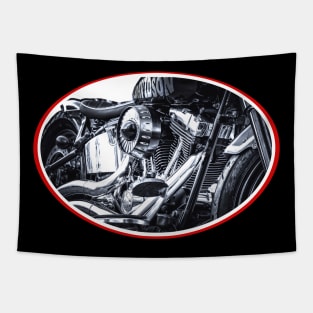 Motorcycle Bike engine Tapestry