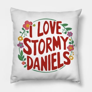 I Love Stormy Daniels Pillow