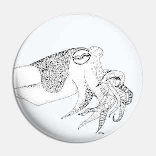 Fancy Little Cuttlefish Pin