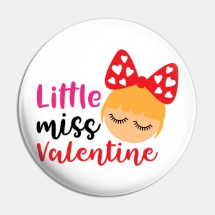 Little miss valentine Pin