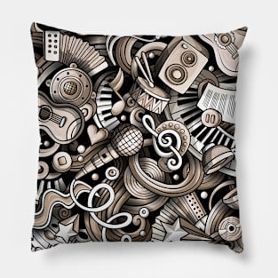 Music Ball Pillow