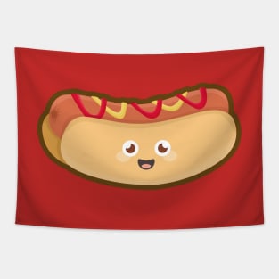 Kawaii Hotdog Tapestry