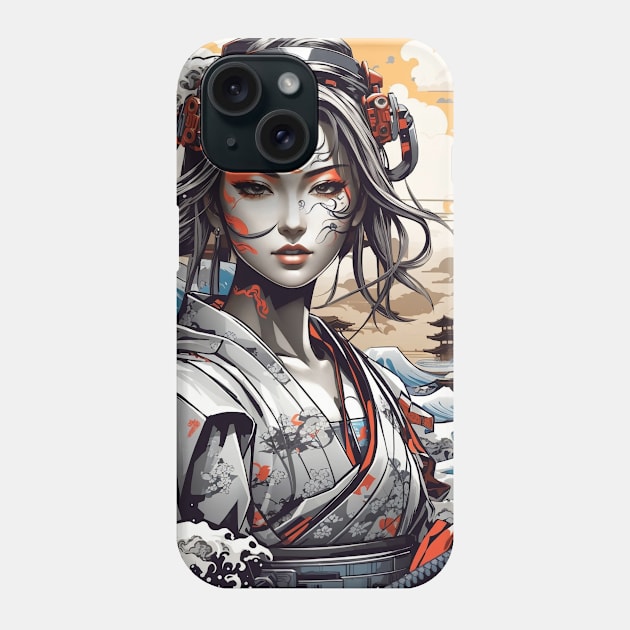 Samurai Girl Phone Case by Kayano