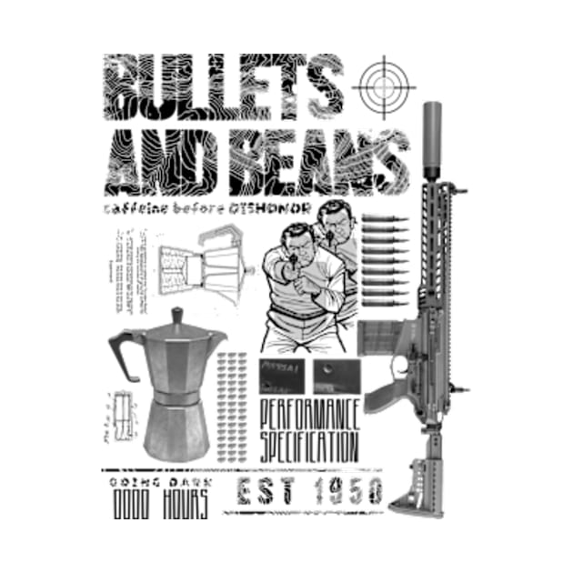 Bullets and Beans BLK by JungXJung