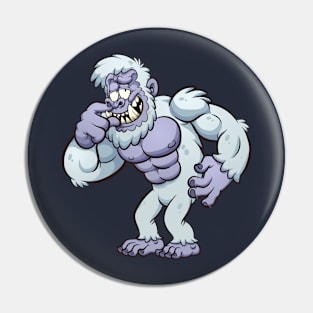 Cartoon Yeti Pin