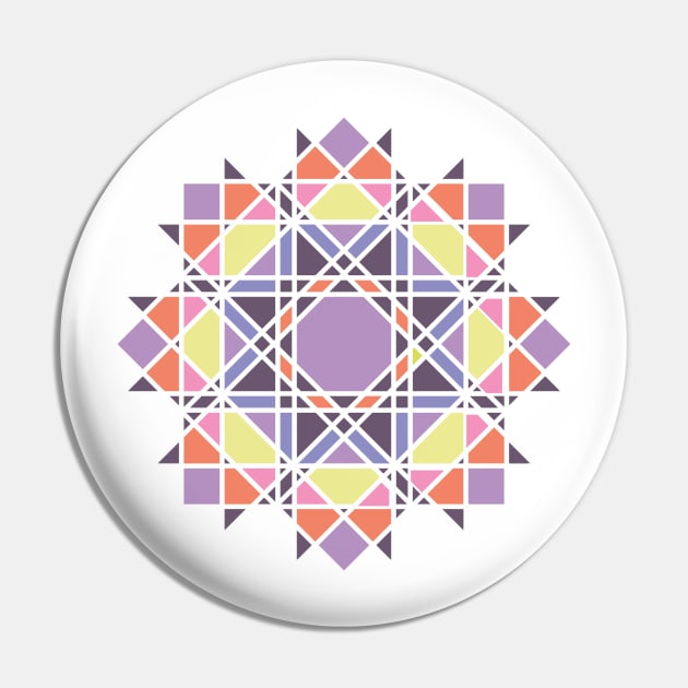 Geometric Art Pin by faiqawaheed